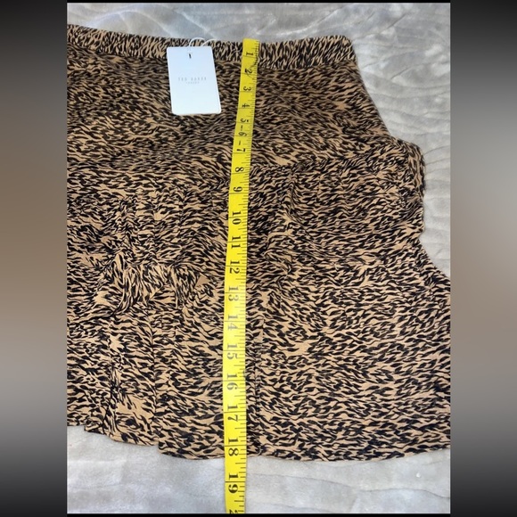 Ted Baker London Adellyn Frill Tiered Mini Skirt Ted SZ 5 US 12 NWT $225 - Picture 5 of 6